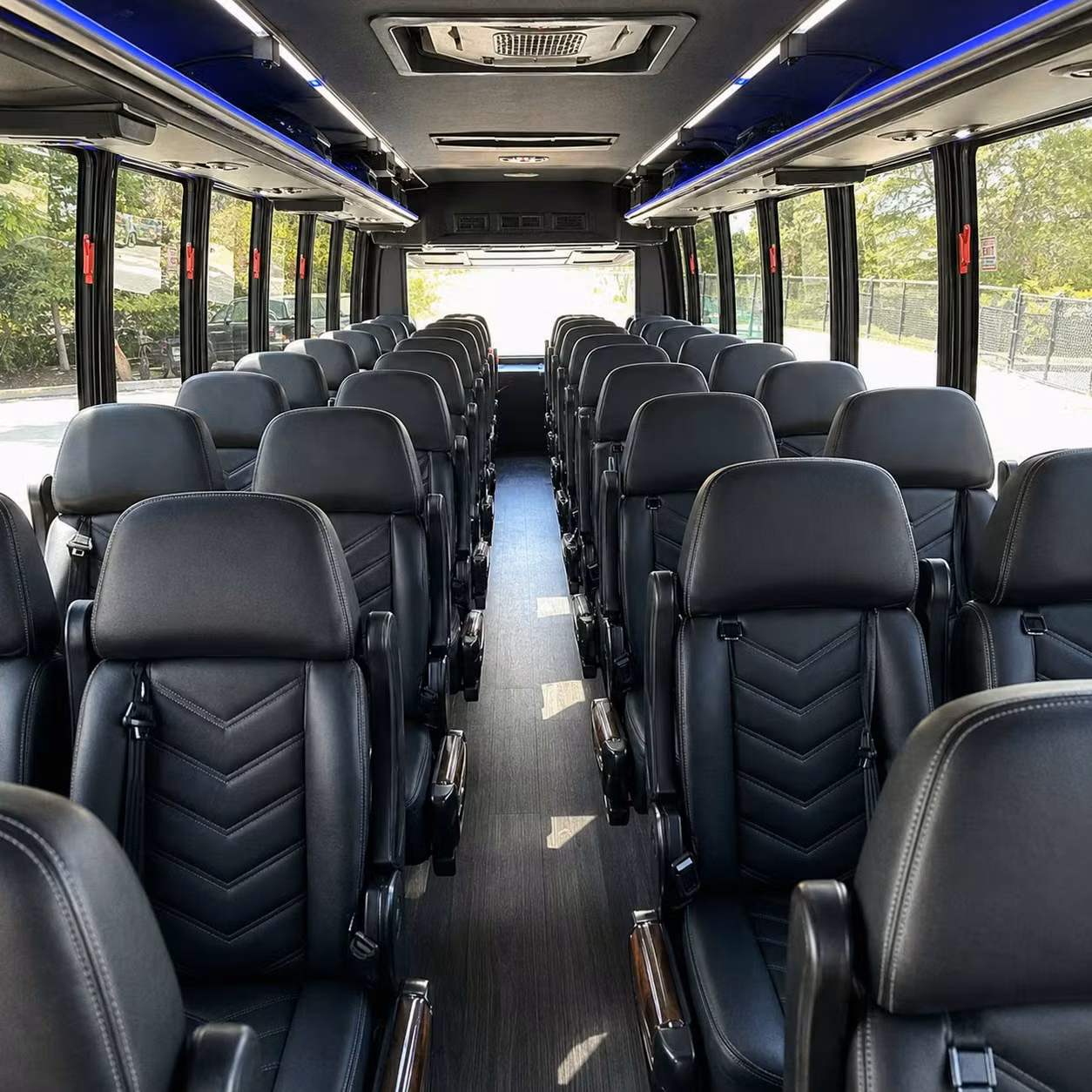 25 passenger minibus inside