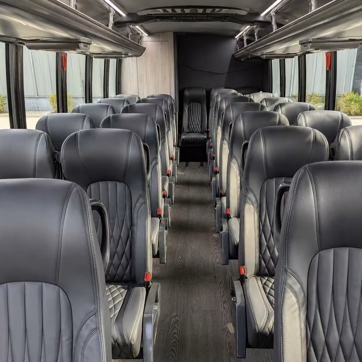 28 passenger minibus inside