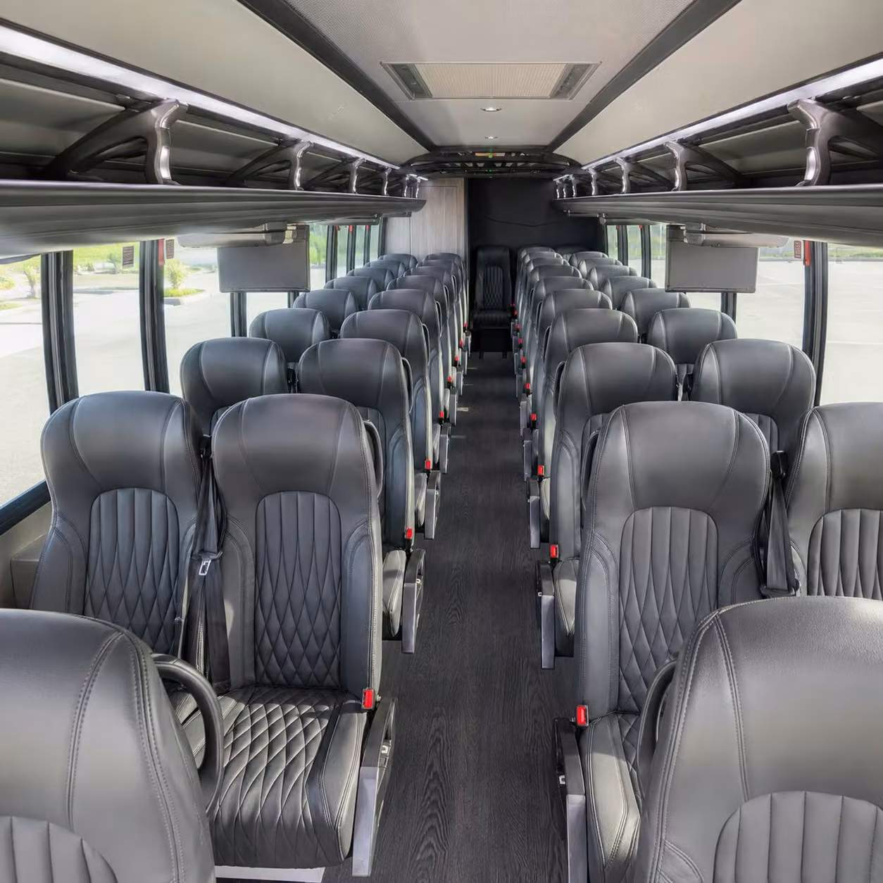 30 passenger minibus inside
